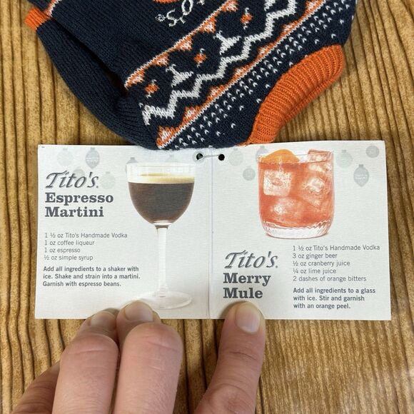 NEW Tito's Vodka Bottle Sweater Fits 750mL &‎ L Bottles Set Of 2 - Picture 5 of 13